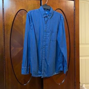 Jean looking button up